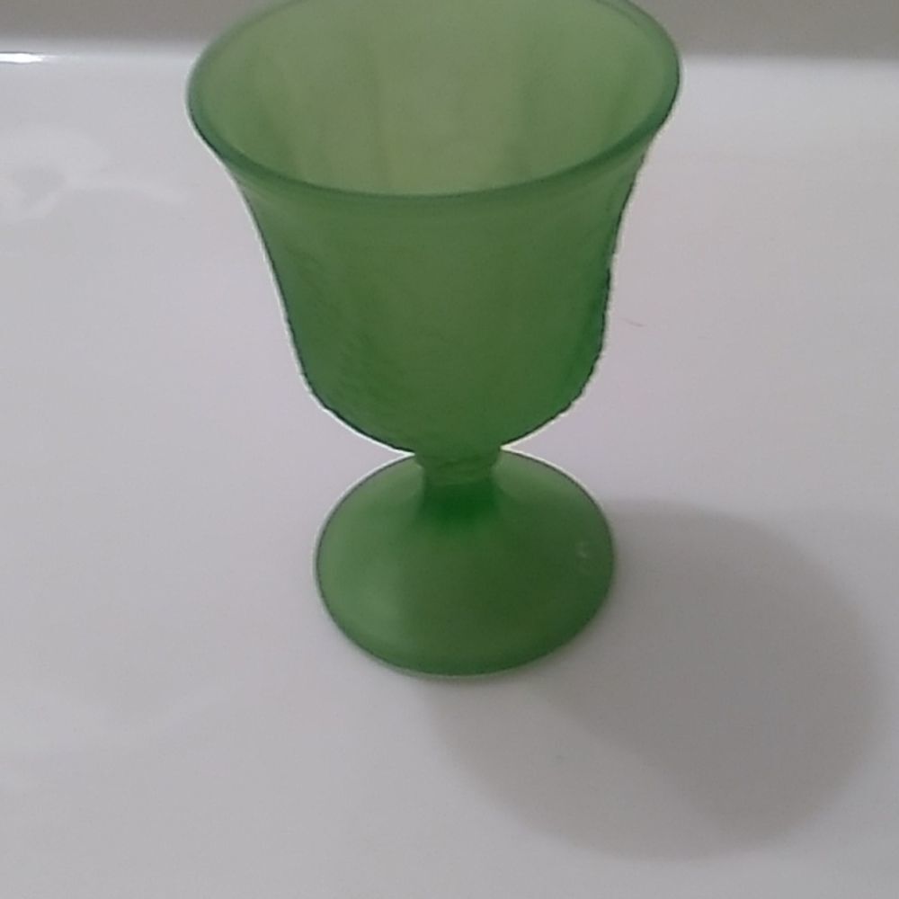 Indiana  Glass Goblet.